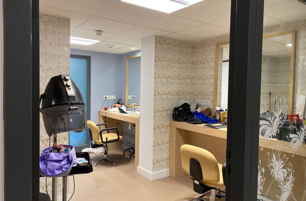 Le salon de coiffure et de soins esthétiques de la Maison Saint-Louis
